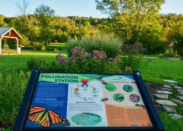 pollination garden at nature park